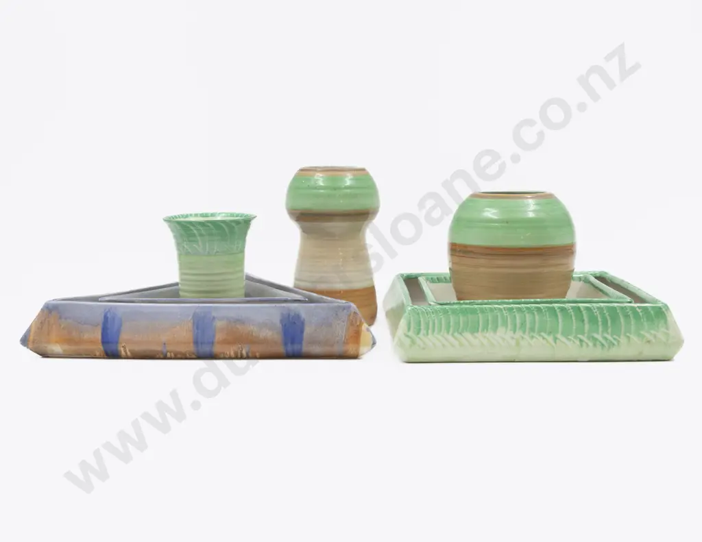 Various Shelley Including Two Ring Vases Image 1++