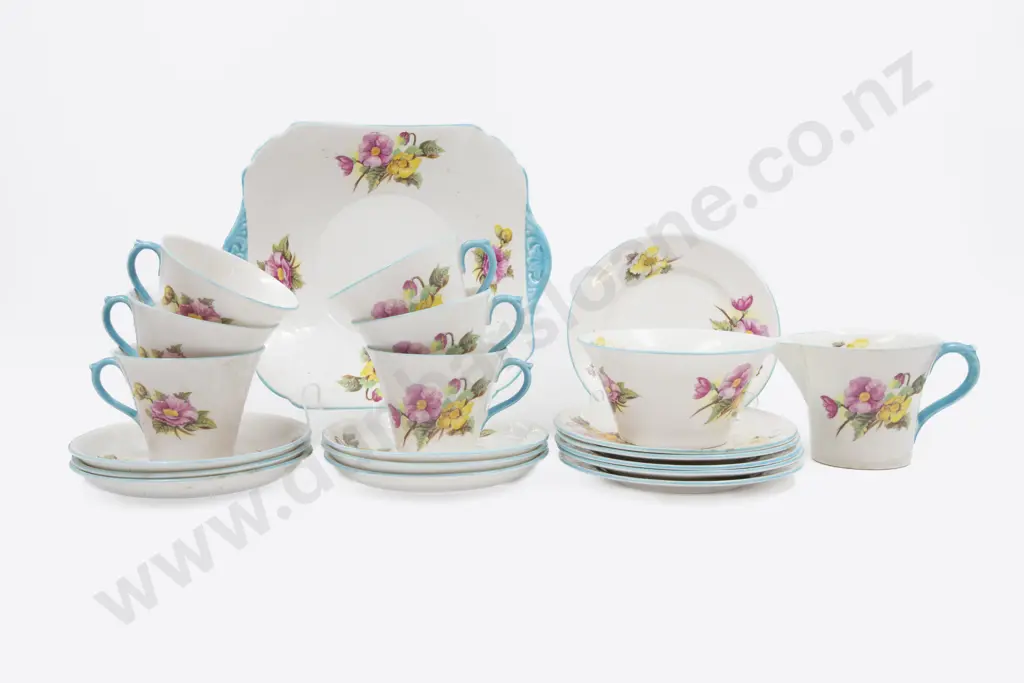 Shelley 21pce Tea Set Image 1++