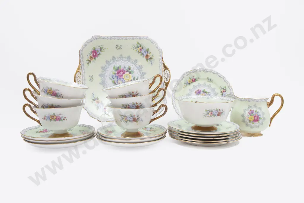 Shelley 21pce Tea Set & Various Teaware Image 1++