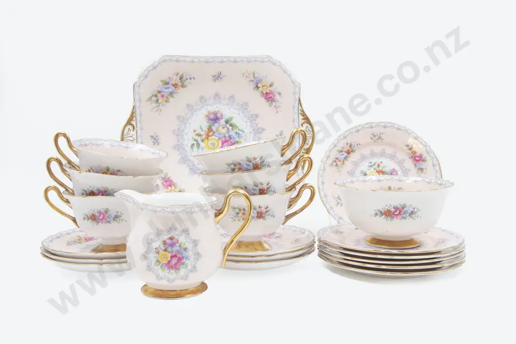 Shelley 21pce Tea Set Image 1++