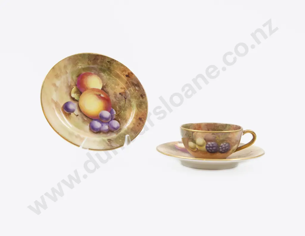 RW Miniature Teacup Saucer & Plate Image 1++