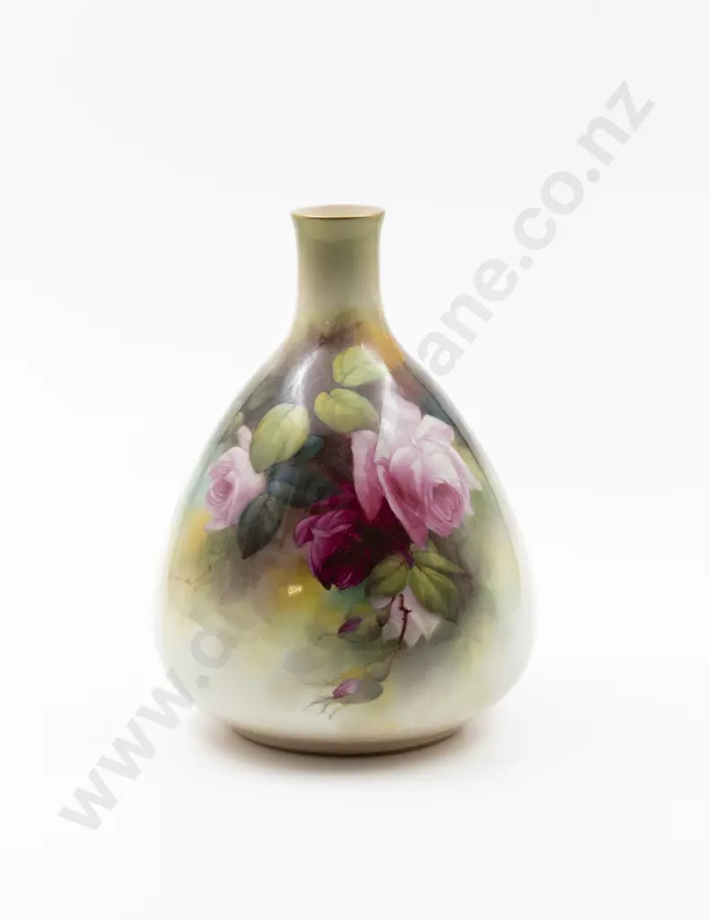 Royal Worcester Ovoid Specimen Vase Image 1++
