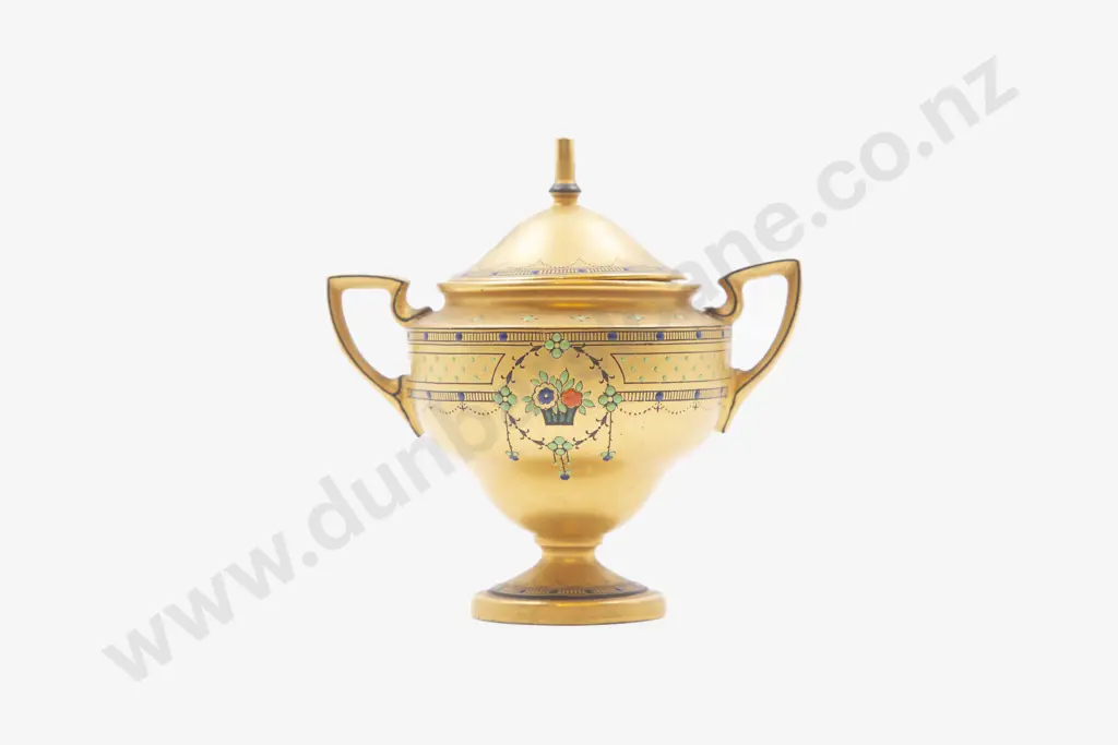 RW Art Deco Miniature Vase & Cover Image 1++