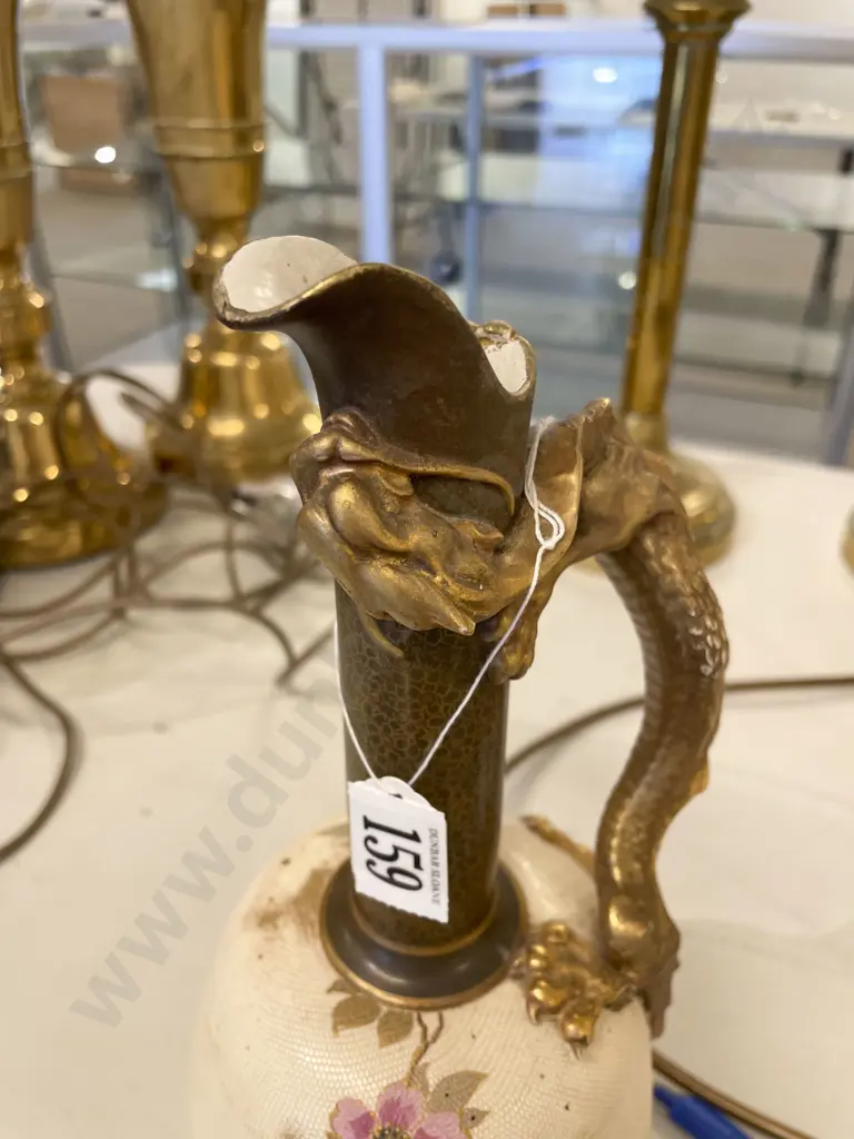 Doulton Burslem Dragon Handled Ewer Image 1++