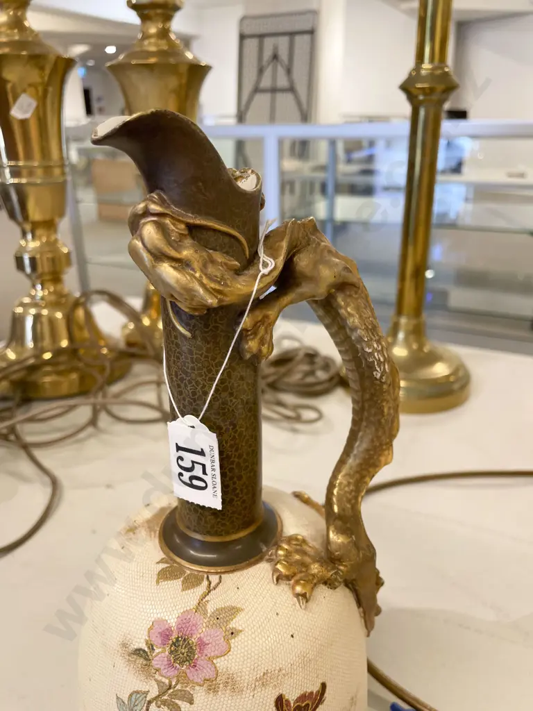 Doulton Burslem Dragon Handled Ewer Image 1++