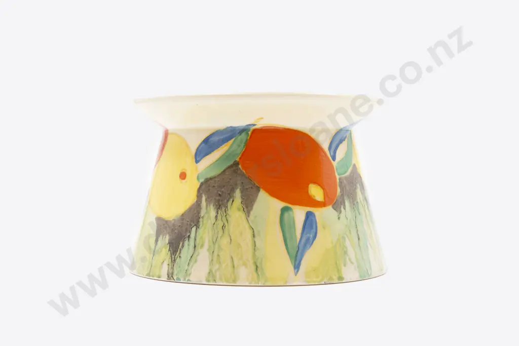 Clarice Cliff Bizarre Rose Bowl Image 1++