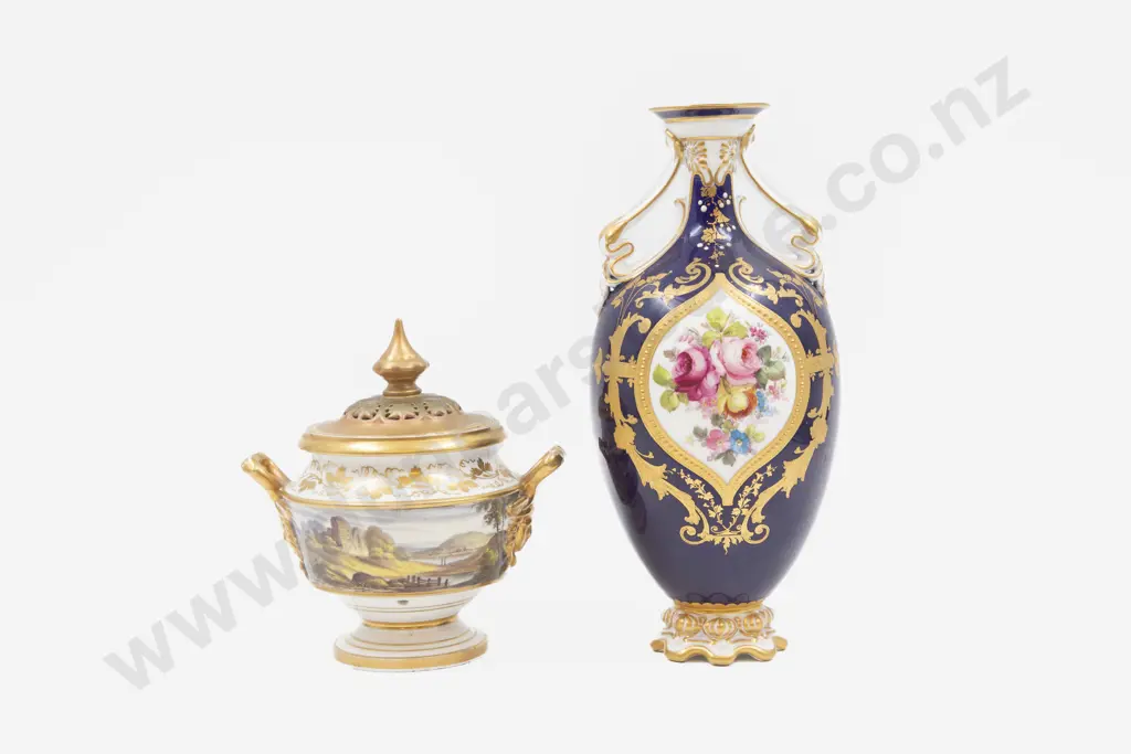 Royal Crown Derby Specimen Urn & C18th Derby Urn Image 1++