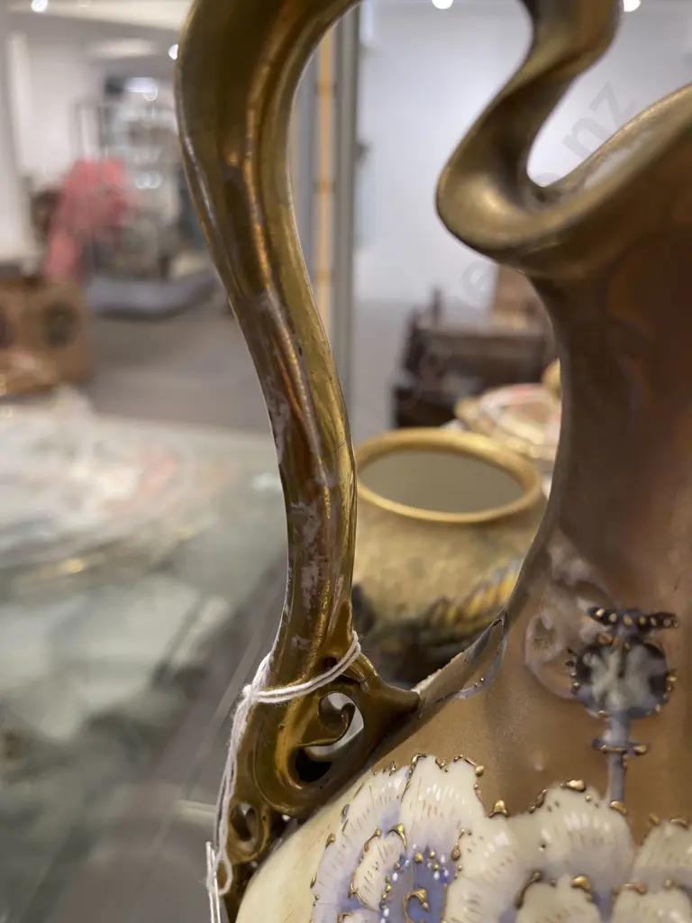 Pair Austrian Amphora Ewers Image 1++