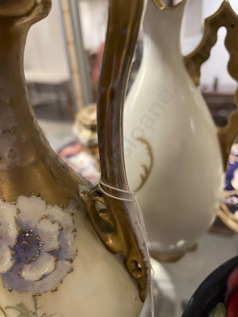 Pair Austrian Amphora Ewers Image 1++