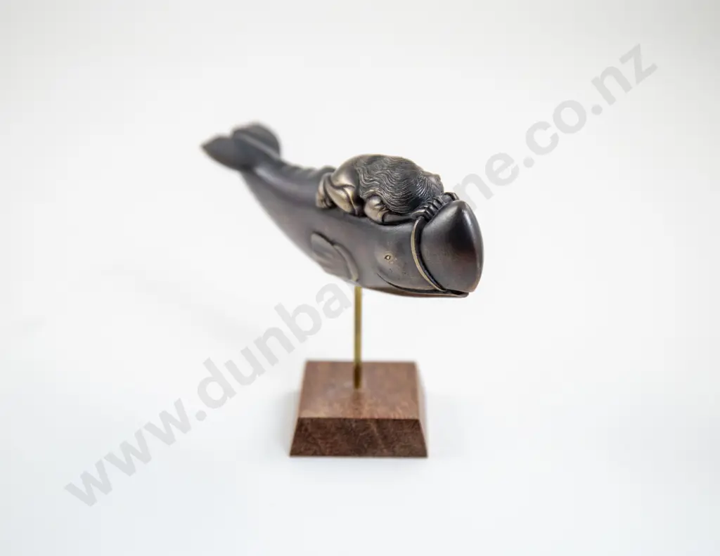 "Whalerider" Bronze Figure by Doug Marsden Image 1++