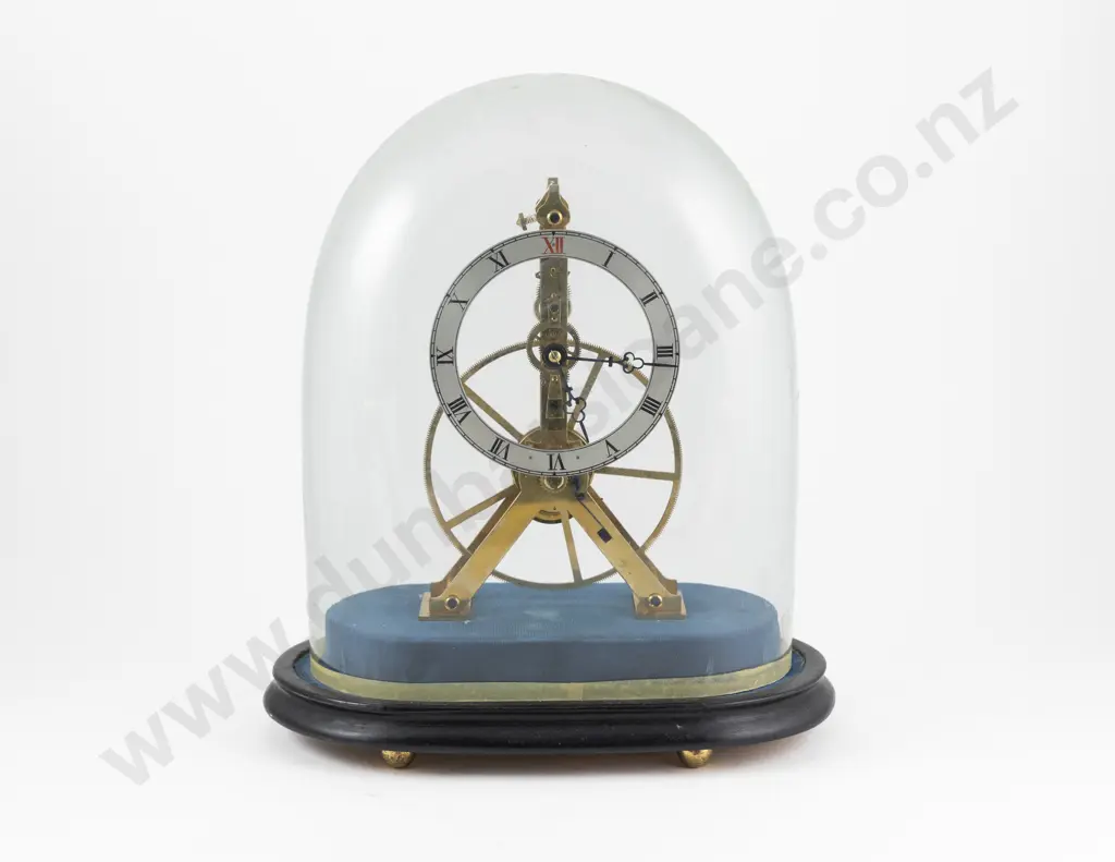 Dome Cased Skeleton Clock Image 1++