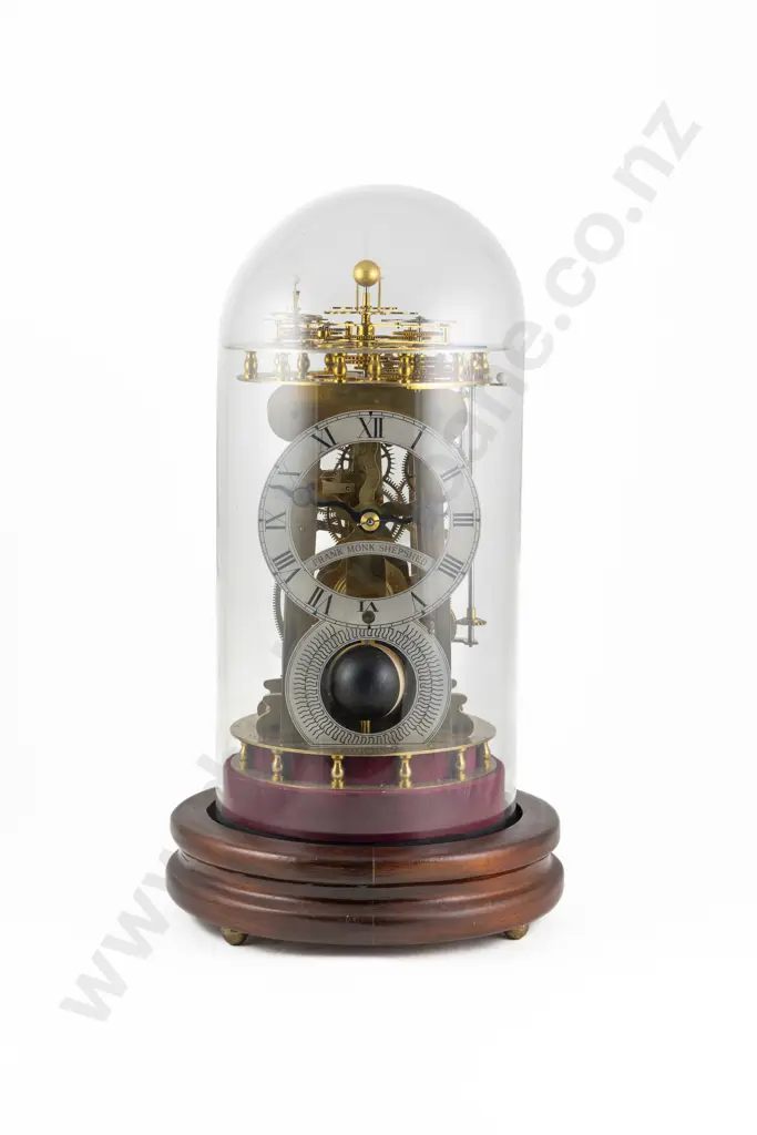 Frank Monk Dome Cased Orrery Clock c1960s Image 1++