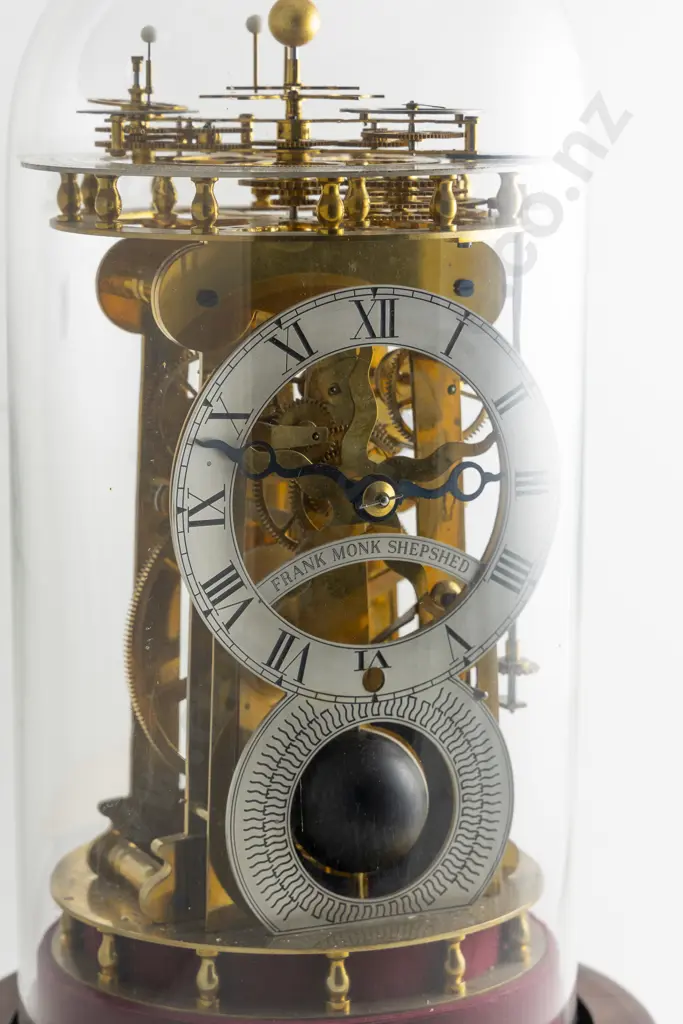 Frank Monk Dome Cased Orrery Clock c1960s Image 1++