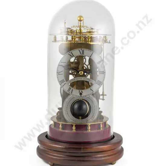Frank Monk Dome Cased Orrery Clock c1960s