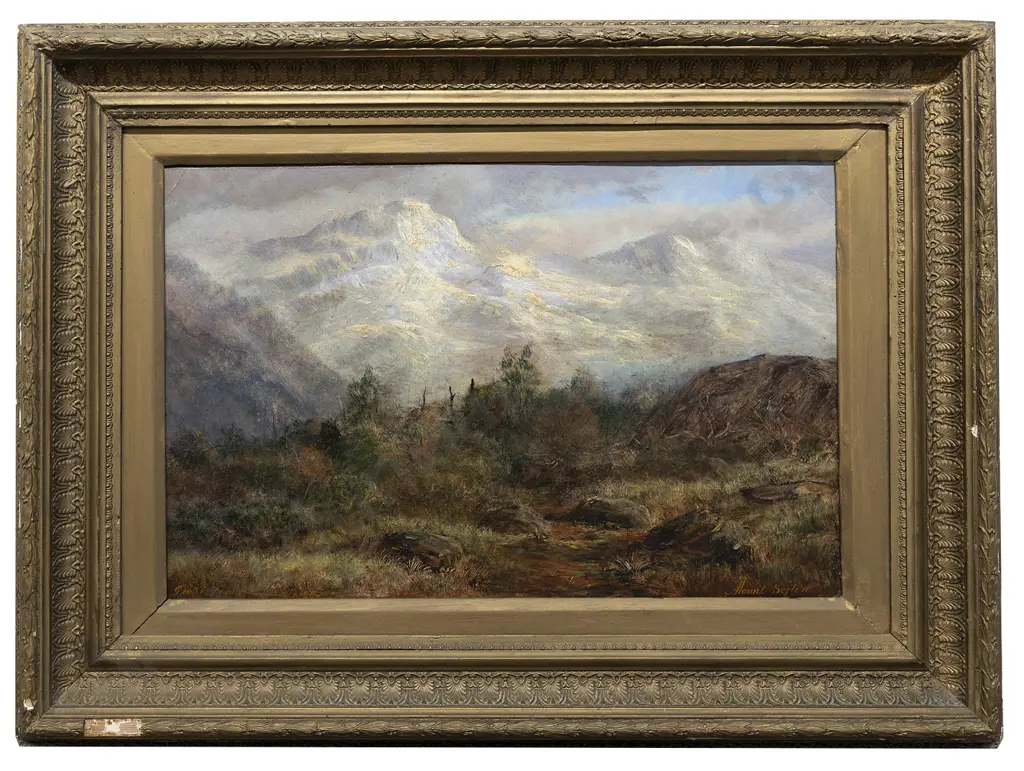 George T Froude - Mt Sefton 1888 Image 1++