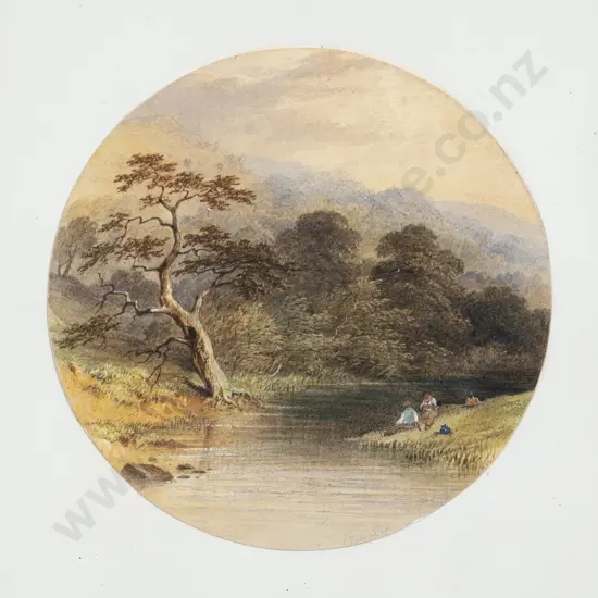 Unknown Artist - Boys Fishing