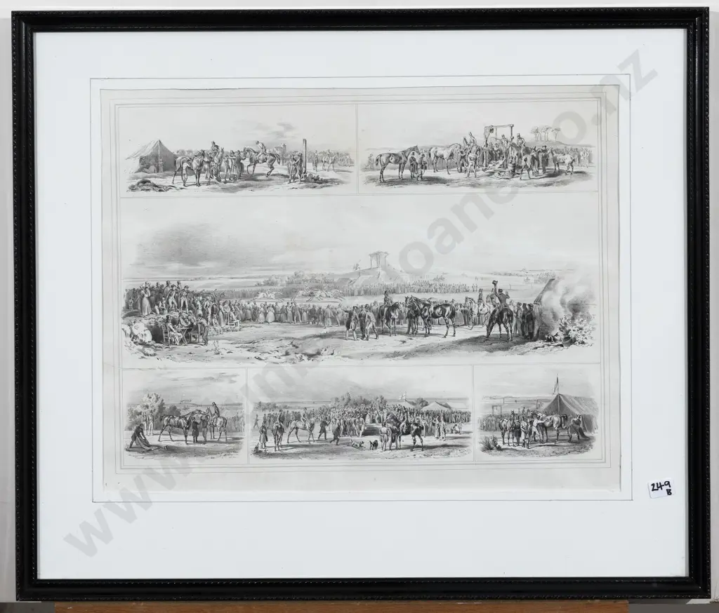 Pair of Horse Racing Engravings Image 1++