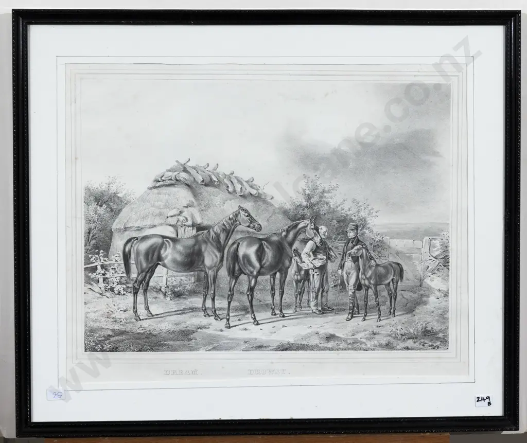 Pair of Horse Racing Engravings Image 1++