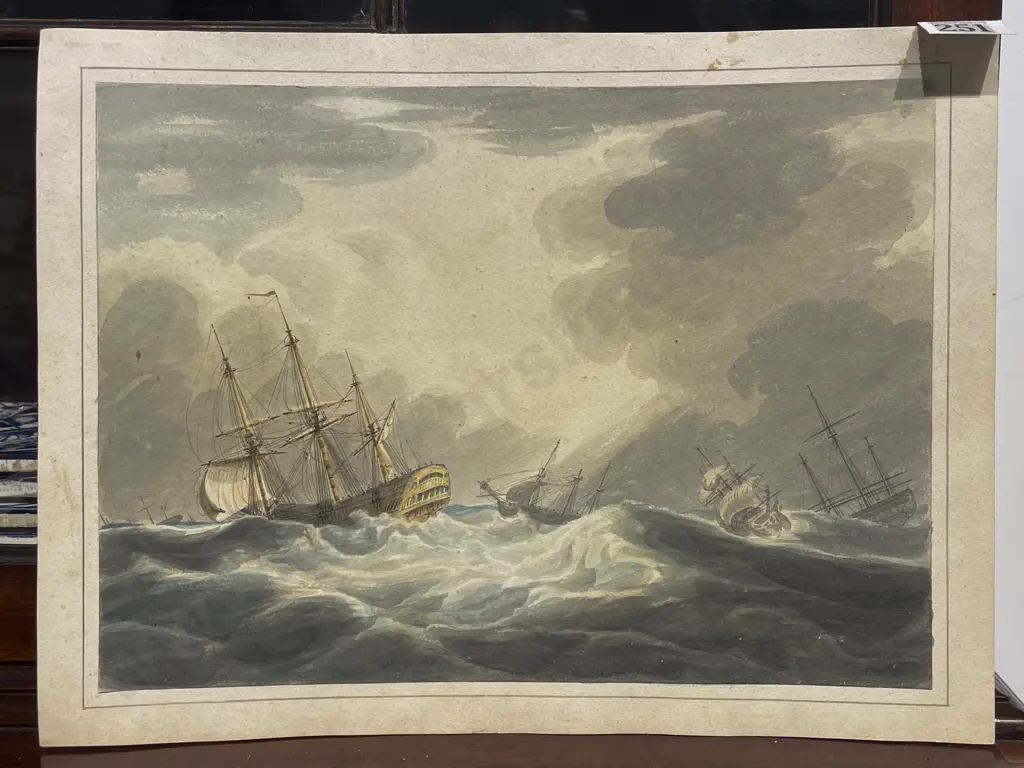 Unknown Artist - Marine Battle Scene Image 1++
