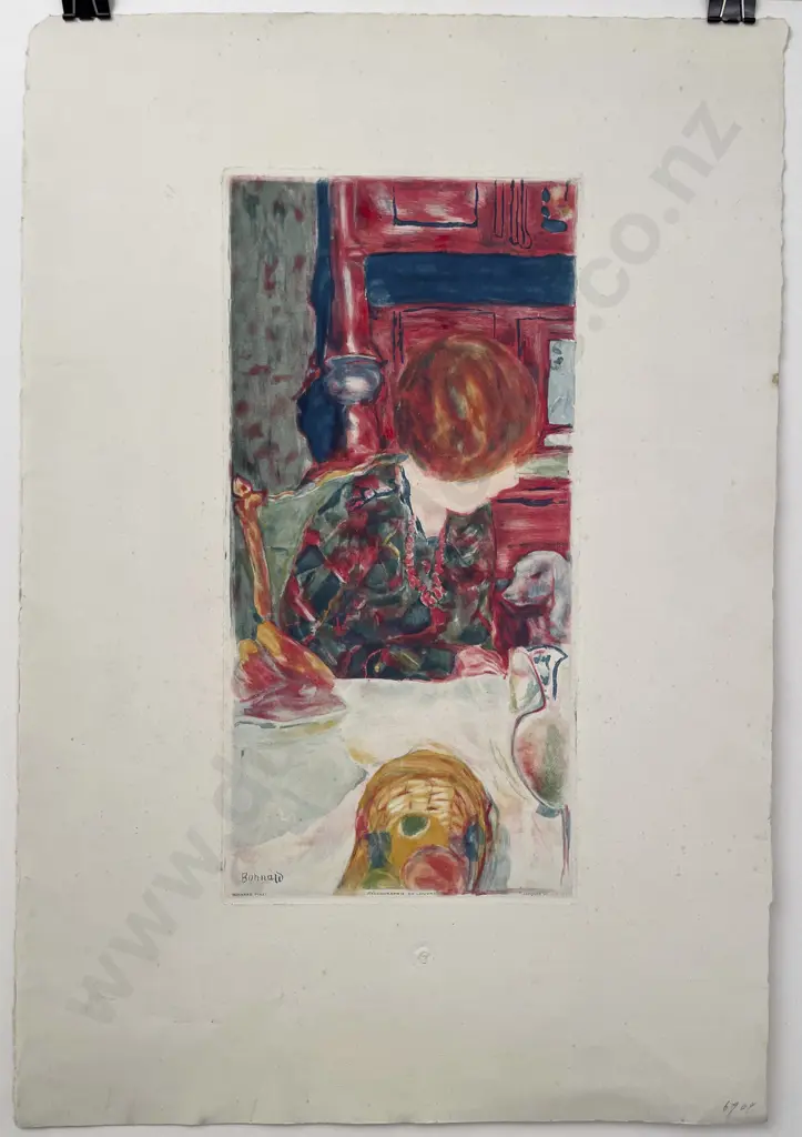 After Pierre Bonnard - La Femme Au Chien (unframed) Image 1++