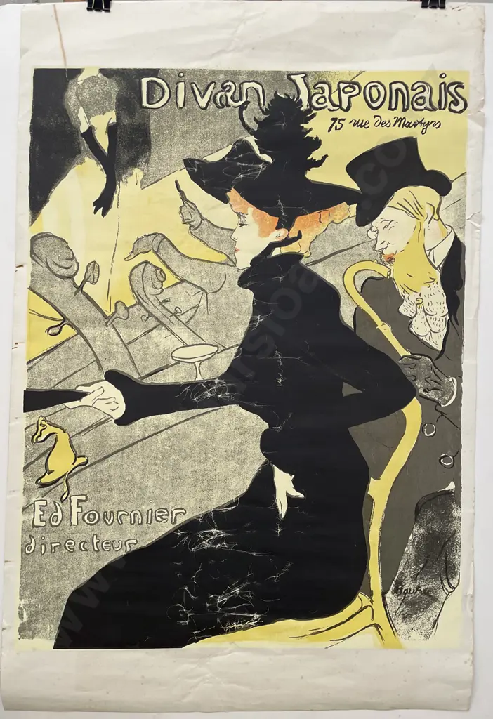 After Toulouse Lautrec - Divan Japonaise (unframed) Image 1++