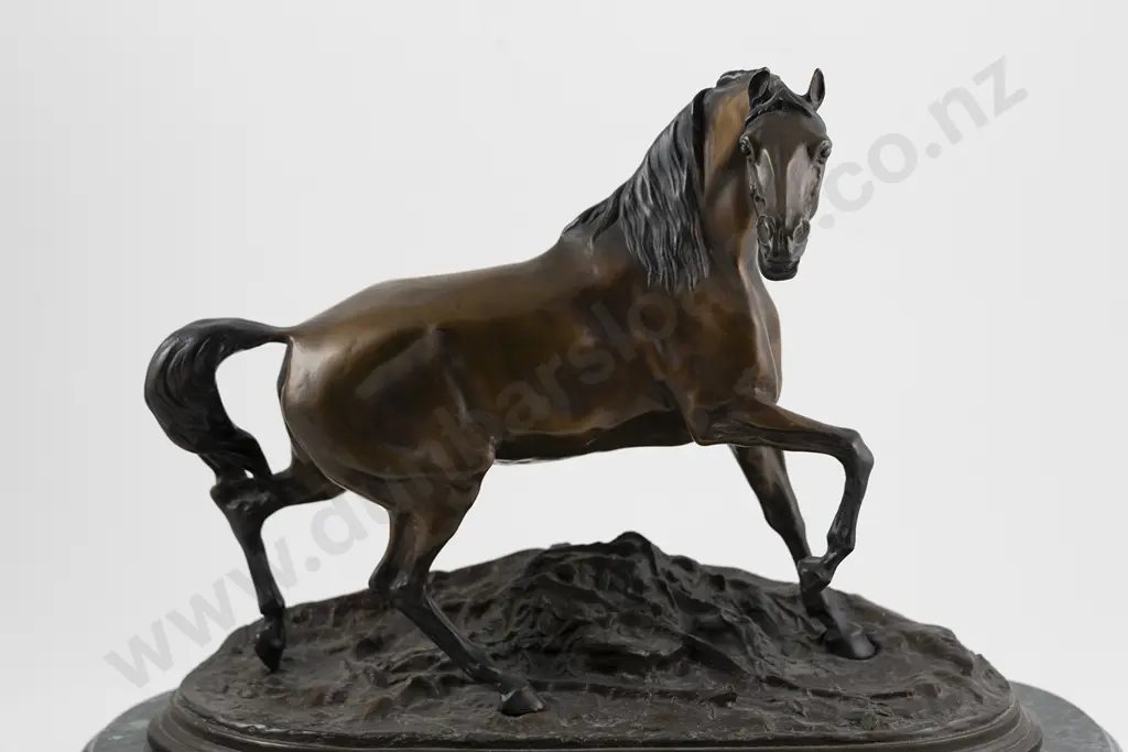 After Pierre Jules Mene "Stallion" Bronze Image 1++