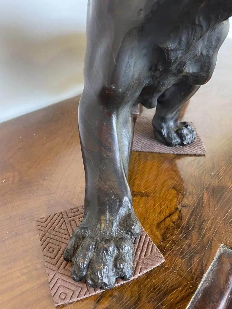 Large Late C19th Japanese Bronze Tiger Image 1++