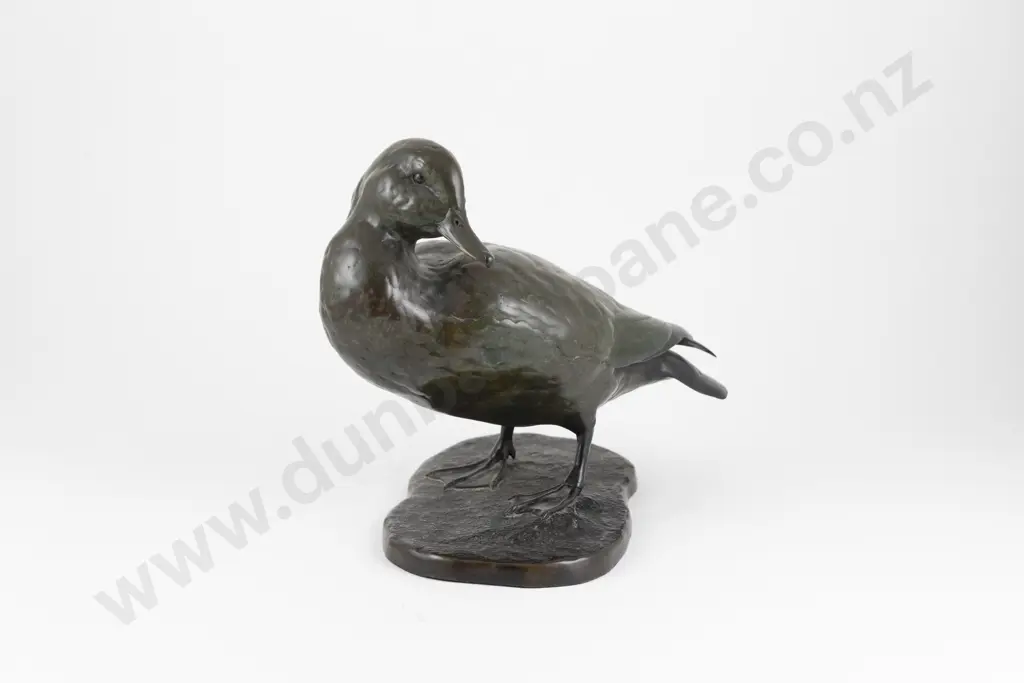 Fine Quality Bronze Of A Mallard Duck (Unsigned) Image 1++