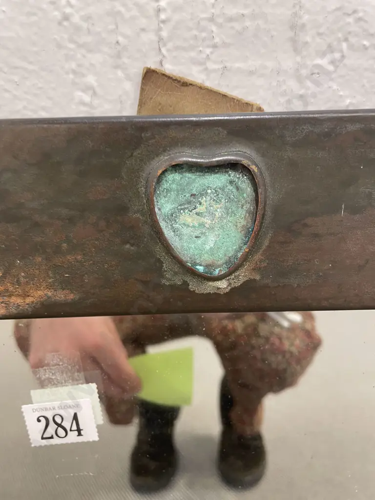 Arts & Crafts Copper Mirror Probably For Liberty & Co Image 1++