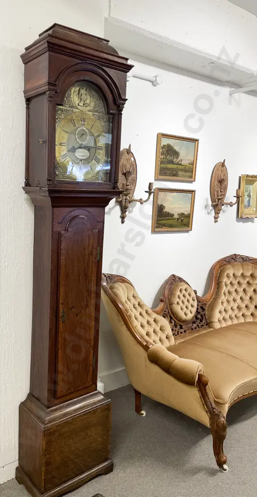 Geo III Longcase Clock Image 1++