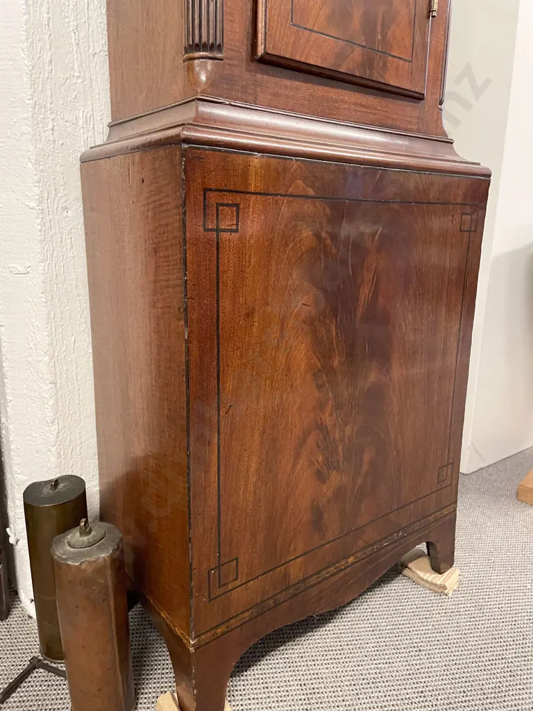 Geo III Longcase Clock By William Humbles of Totnes Image 1++