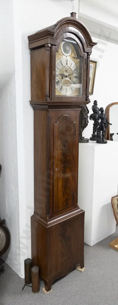 Geo III Longcase Clock By William Humbles of Totnes Image 1++