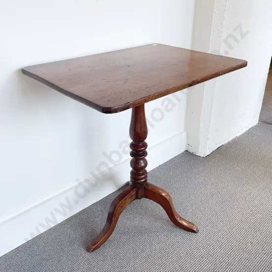 Geo III Mahogany Oblong Snap Top Wine Table