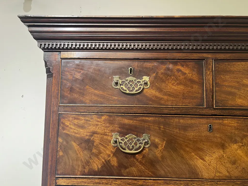 Good Geo III Mahogany Chest On Chest Image 1++