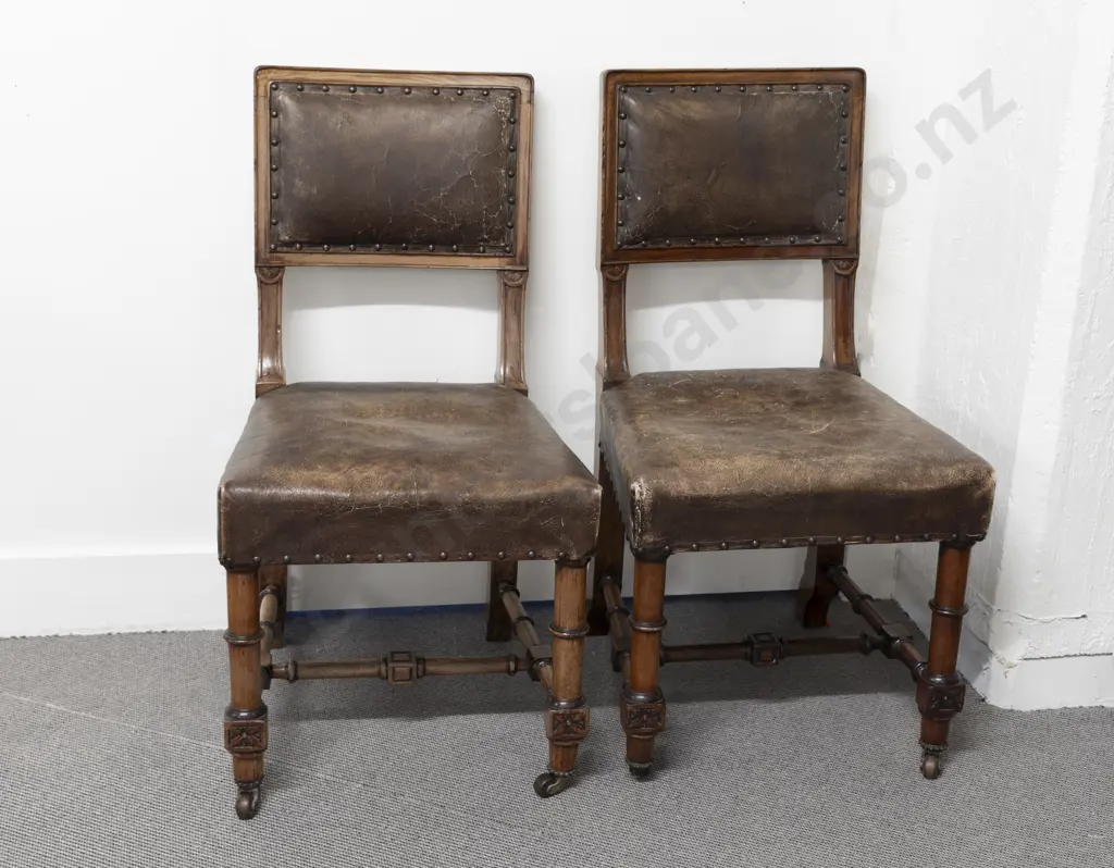 Fine Quality Set Of 6 Vict Mahogany Dining Chairs Image 1++