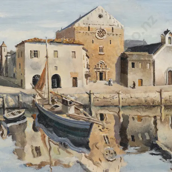 Peter McIntyre (1910 - 1995) - Greek Village
