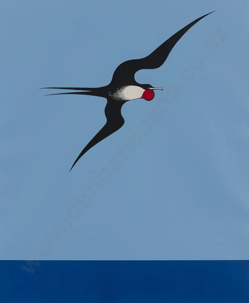 Donald Binney (1940 - 2012) - Pacific Frigate Bird (Barry Lett Multiple Series) Image 1++