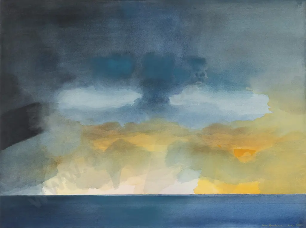 John Drawbridge (1930 - 2005) - Evening Sky Image 1++