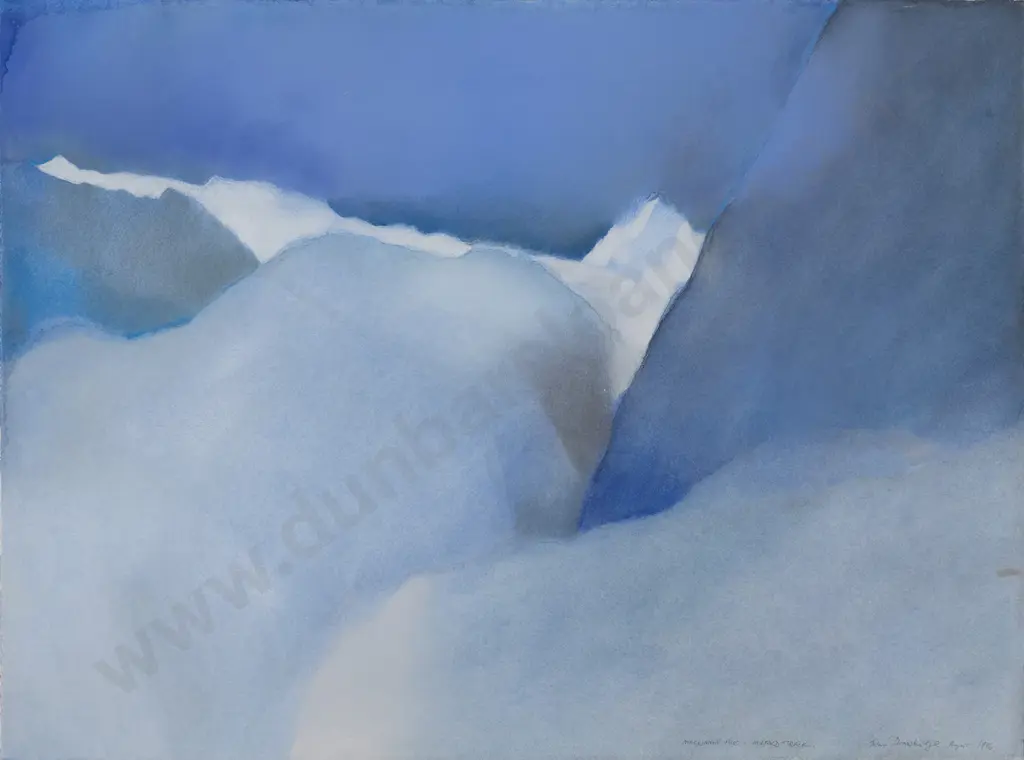 John Drawbridge (1930 - 2005) - Mackinnon Pass - Milford Track Image 1++