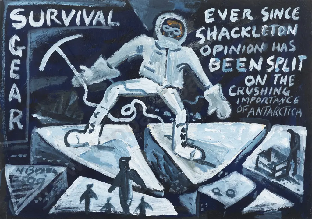 Nigel Brown (b 1949) - Opinion Has Been Split Image 1++