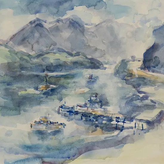 Olivia Spencer Bower (1905 - 1982) - Southern Lake