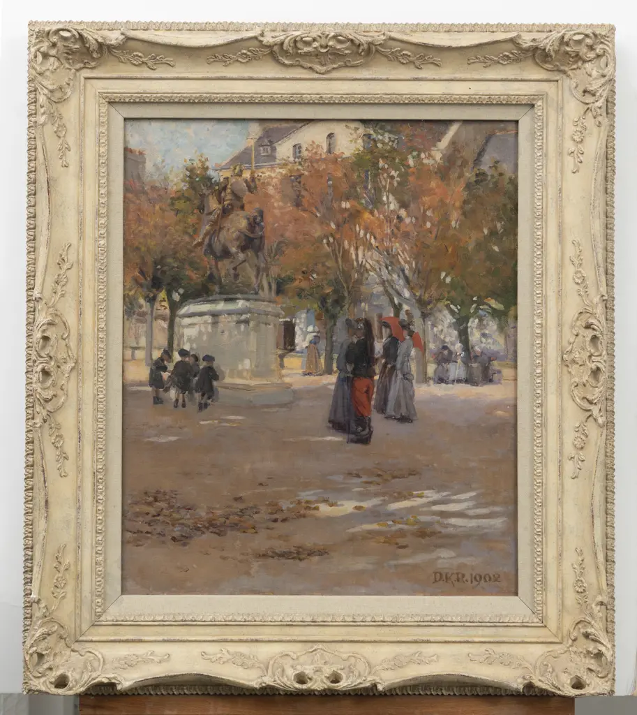 Dorothy Kate Richmond (1861 - 1935) - Autumn In The Square Image 1++