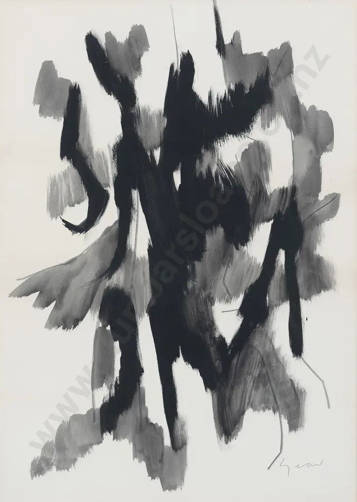Attrib William Gear (Scottish 1915 - 1997) - Untitled Abstract Image 1++