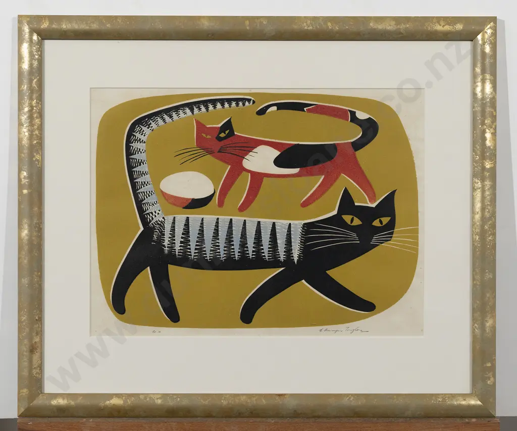 E Mervyn Taylor (1906 - 1964) - Cats Image 1++