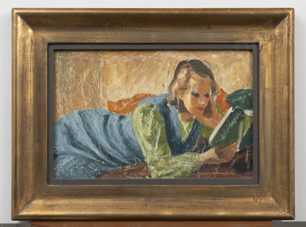 Douglas MacDiarmid (1922 - 2020) - Portrait of Juliet Peter Image 1++