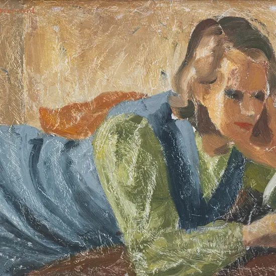 Douglas MacDiarmid (1922 - 2020) - Portrait of Juliet Peter