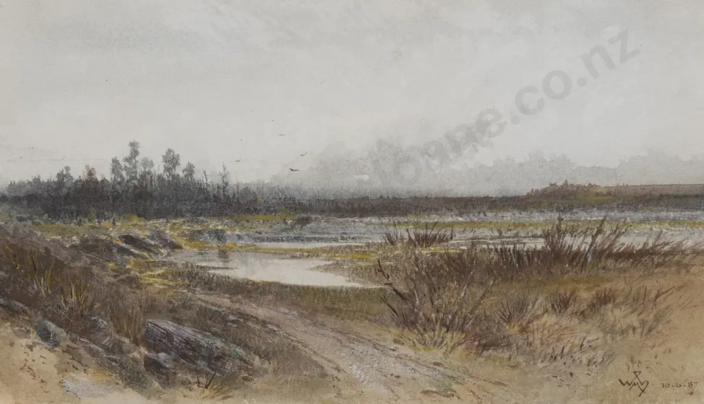 William Matthew Hodgkins (1833 - 1898) - The Moorland Image 1++