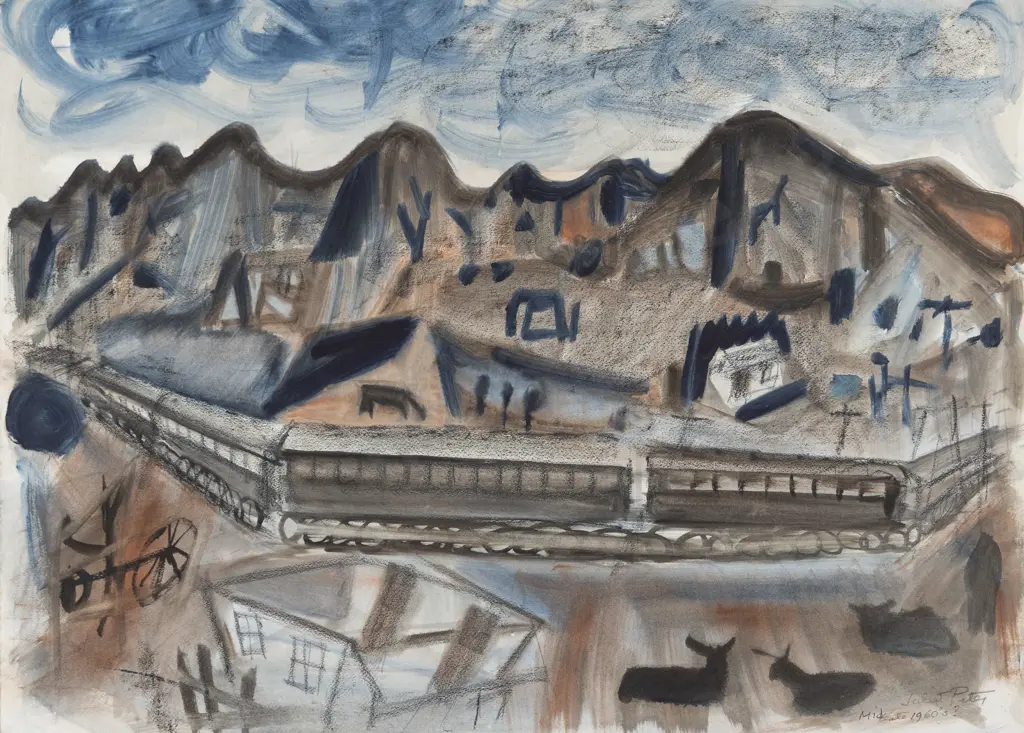 Juliet Peter (1915 - 2009) - Night Train On The Main Trunk (unframed) Image 1++