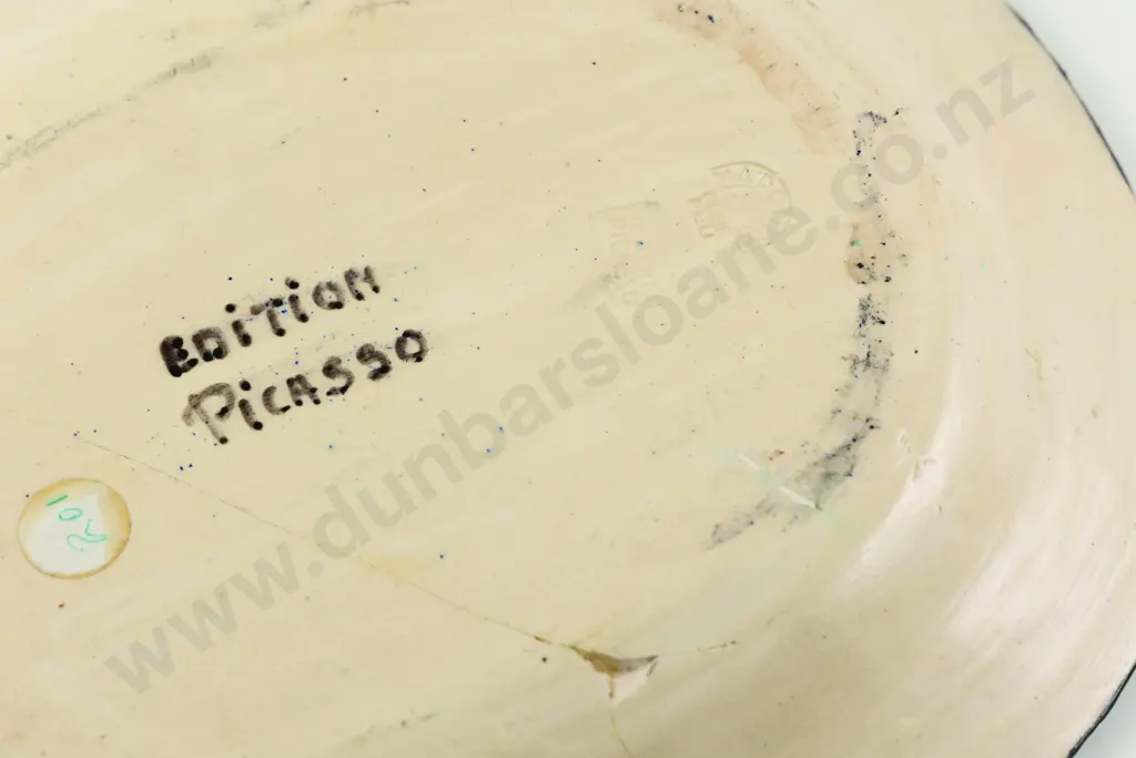 Pablo Picasso (1881 - 1973) for Madoura Ceramics Charger (a/f) Image 1++
