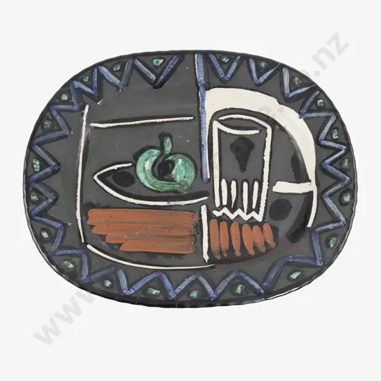 Pablo Picasso (1881 - 1973) for Madoura Ceramics Charger (a/f)